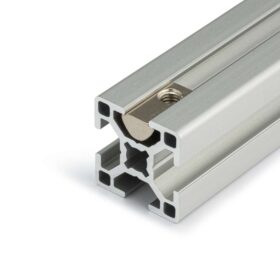 Spring Ball Loaded Nut - T/V-Slot - 20 Series - M4 Inside Aluminium Extrusion