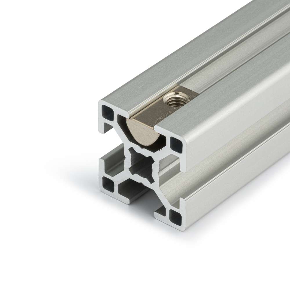 Spring Ball Loaded Nut - T/V-Slot - 20 Series - M4 Inside Aluminium Extrusion